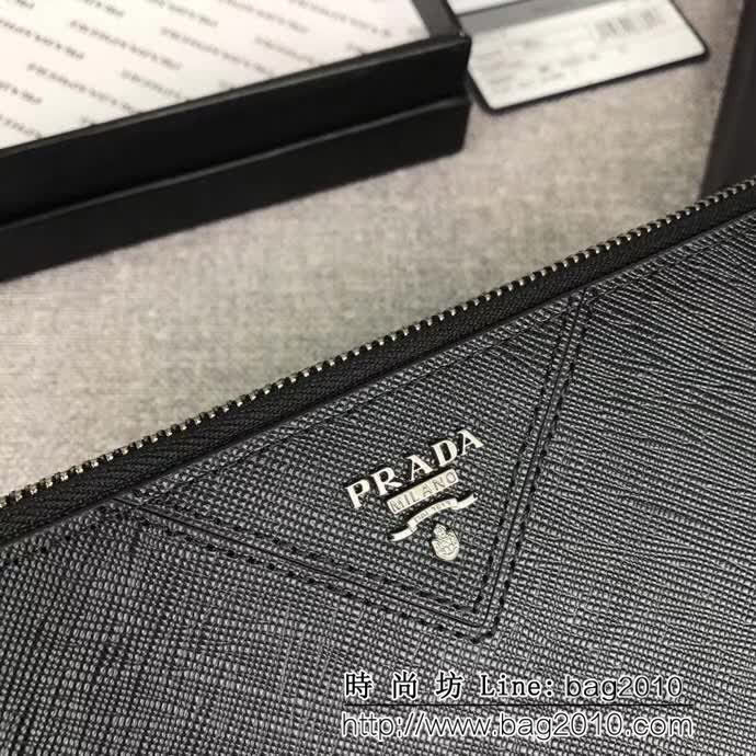 PRADA普拉達 官網同步 專櫃最新款式 男士手包 2NG05V DD1137